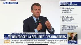 Plan banlieue: "Nous devons construire une société de la vigilance", estime Emmanuel Macron