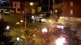 Échauffourées à la courneuve.  Jeunes vs policiers - Témoins BFMTV