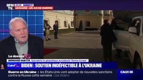 Pour Bernard Guetta, la visite de Joe Biden à Kiev est "une confirmation pour les Ukrainiens que les États-Unis sont réellement à leurs côtés"