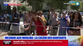 Nice: des habitants en colère après l'incendie aux Moulins qui a fait sept morts