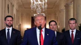 Donald Trump a annoncé que les Etats-Unis avaient frappé l'Iran dans la nuit de samedi à dimanche.