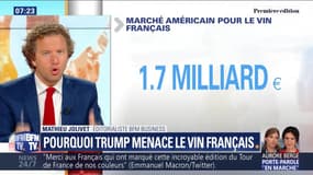 Pourquoi Trump menace le vin français ?