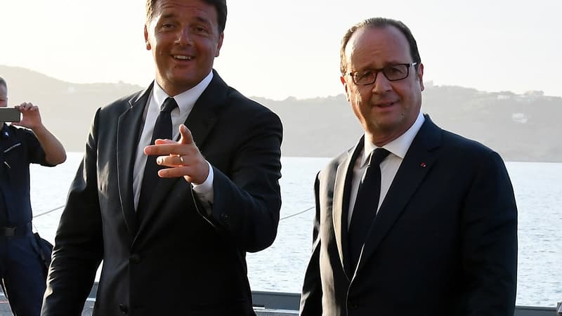 Matteo Renzi et François Hollande