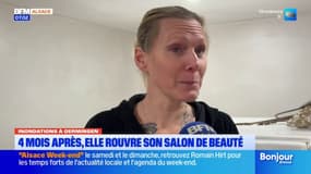 Oermingen: un salon de beauté rouvre après les inondations 
