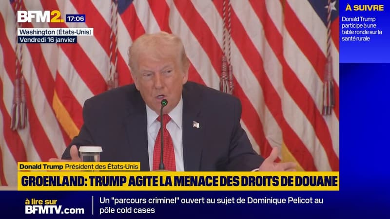 "Je pourrais faire cela": Donald Trump menace de droits de douane les pays qui ne soutiennent pas son plan sur le Groenland