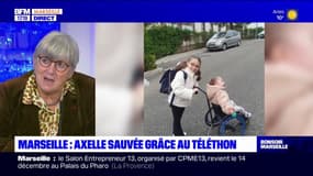 Marseille: Axelle, une enfant malade aidée grâce au Téléthon