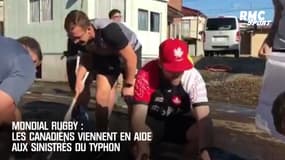 Mondial rugby : Les Canadiens viennent en aide aux sinistrés du typhon