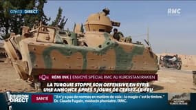 Après 5 jours de cessez-le-feu, la Turquie stoppe son offensive en Syrie