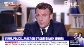 Violences policières: selon Emmanuel Macron, "Il faut qu'il y ait à chaque fois des sanctions" 