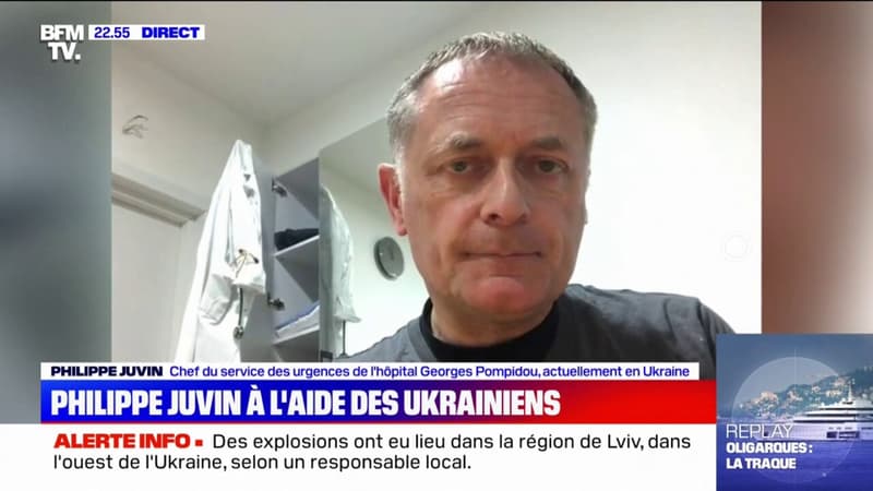Philippe Juvin explique pourquoi il s'est rendu en Ukraine pour prêter main forte à l'armée et aux civils
