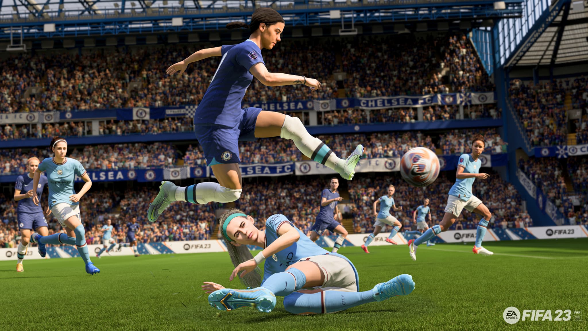 Chelsea contre Manchester City dans FIFA 23