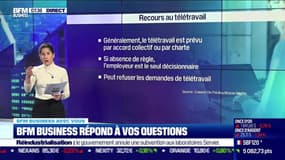 BFM Business avec vous : Mon employeur peut-il me refuser une journée de télétravail en cas de grève de transport ? - 28/03