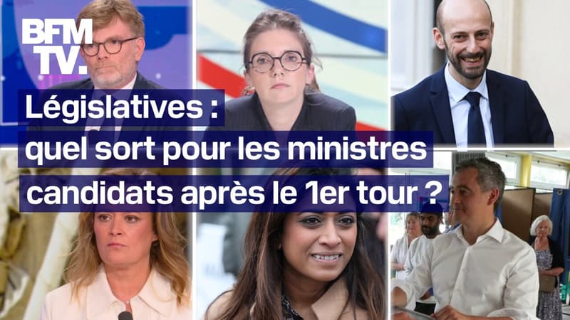 Législatives: Gabriel Attal, Gérald Darmanin, Prisca Thévenot... Quel sort pour les ministres après le premier tour?