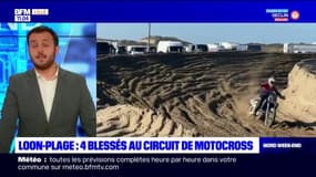 Loon-Plage: quatre blessés au circuit de motocross
