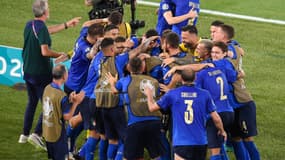 La joie des Italiens à l'Euro