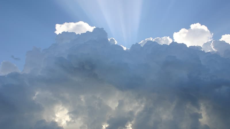 Un ciel nuageux (photo d'illustration)