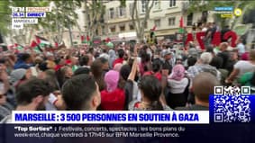 Marseille: plusieurs milliers de personnes rassemblées en soutien à Gaza