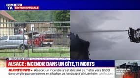 "Une personne m'a dit: 'Madame, sortez! Ça brûle!": une voisine du gîte qui a pris feu, raconte comment elle a découvert l'incendie à Wintzenheim