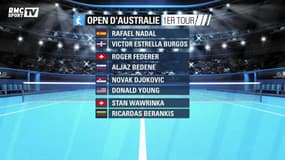 Open d'Australie : Nadal et Federer épargnés