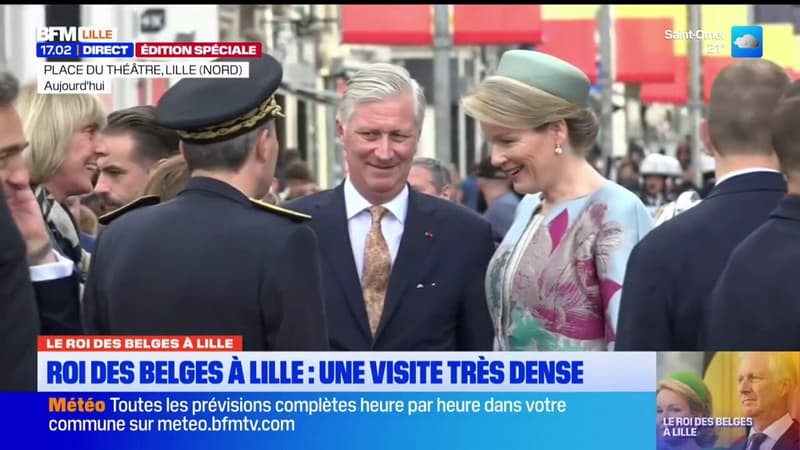 Regarder la vidéo Lille: le roi et la reine de Belgique en visite d'État