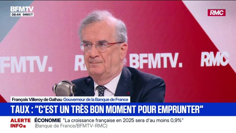 "Les taux du livret A devraient rester nettement supérieurs à l'inflation", annonce François Villeroy de Galhau, gouverneur de la Banque de France