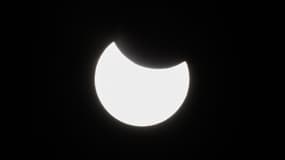 L'éclipse partielle du Soleil vue depuis Nantes, le 29 mars 2025.