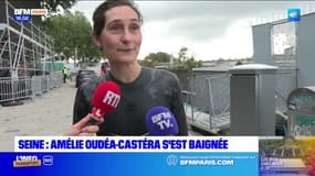 JO 2024: la ministre des Sports Amélie Oudéa-Castéra s'est baignée dans la Seine