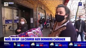 Noël en Ile-de-France: la course aux derniers achats