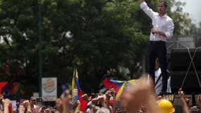 Juan Guaido le 1er mai dernier à Caracas.