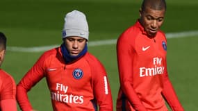 Neymar et Kylian Mbappé