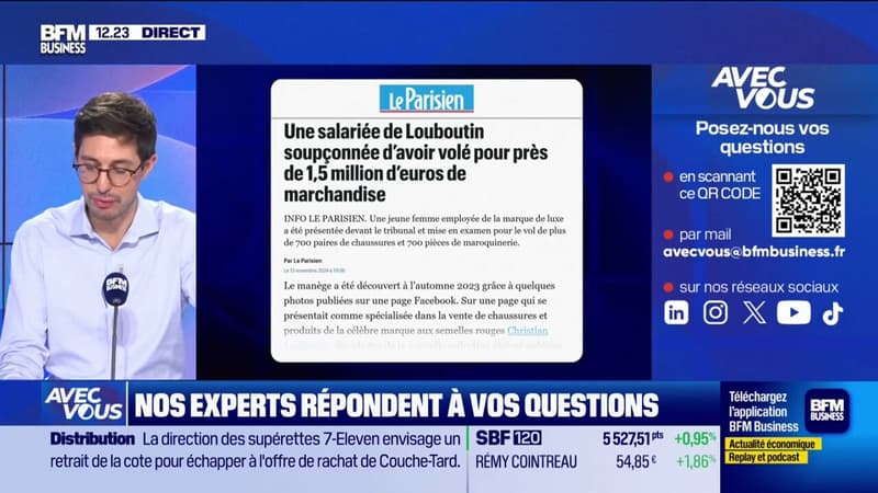 Une salariée de Louboutin soupçonnée d'avoir volé pour près de 1,5 million d'euros de marchandise.