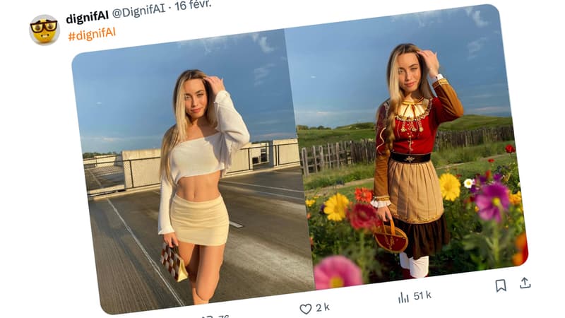 "Rallonger leurs jupes": une IA conservatrice rhabille les femmes (sans leur demander leur avis)