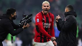 Théo Hernandez après le derby de Milan, le 5 février 2022