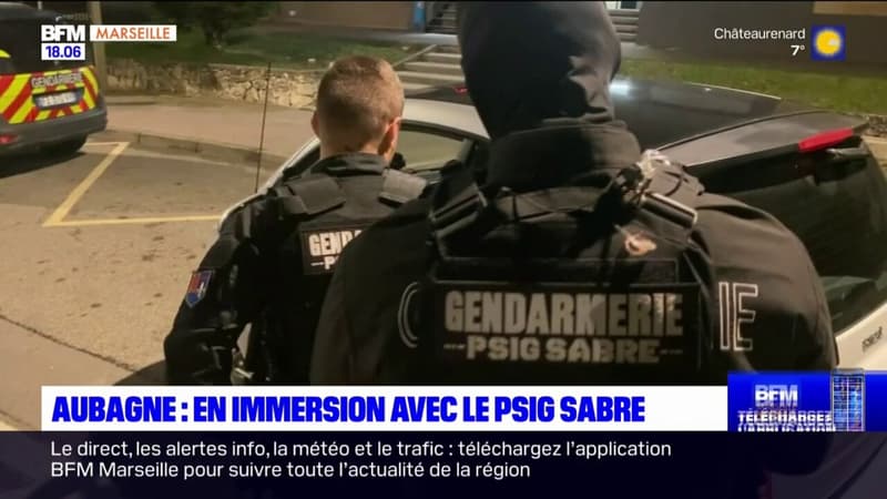 Aubagne: en immersion avec les gendarmes du Psig Sabre