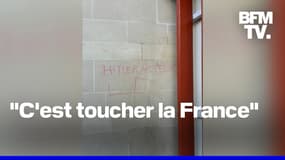 Les murs de la synagogue de Rouen vandalisés par des tags antisémites 