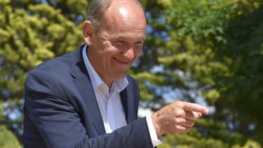 Daniel Fasquelle à La Baule pendant les journées d'été de LR, le 2 septembre dernier.