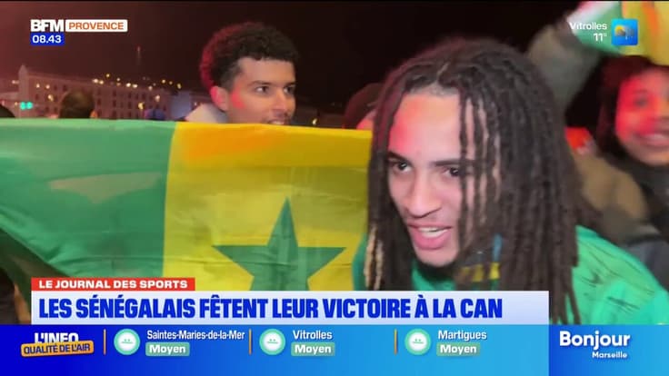 Marseille : les Sénégalais fêtent leur victoire à la CAN