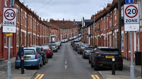 Photo d'une rue vide de la ville de Leicester, le 29 juin 2020