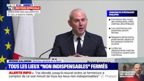 Jérôme Salomon: "Le virus ne circule pas en France, ce sont les hommes et les femmes qui le font circuler"