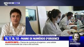 "Il y a à peu près 30% des départements qui sont touchés" par la panne des numéros d'urgence, selon Patrick Pelloux
