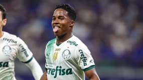 Le Brésilien Endrick avec Palmeiras en décembre 2023