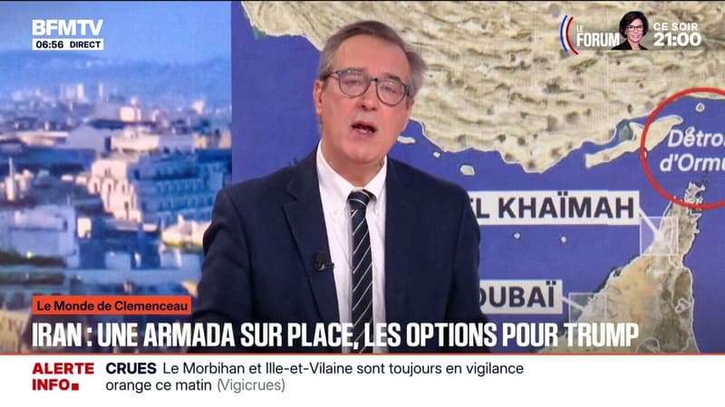 LE MONDE DE CLEMENCEAU - Donald Trump annonce que plusieurs navires militaires américains se dirigent vers l'Iran