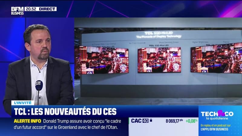 Christophe Yerolymos (TCL) : TCL dévoile sa nouvelle gamme de TV - 21/01
