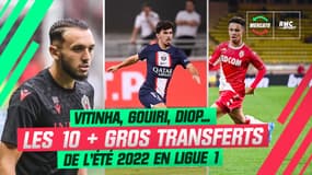 Mercato : Vitinha, Gouiri, Diop… Les dix plus gros transferts de l’été 2022 en Ligue 1