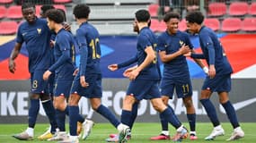 L'équipe de France U19 le 22 mars 2023 contre l'Irlande du Nord