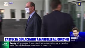 Jean Castex en déplacement à Marseille aujourd'hui