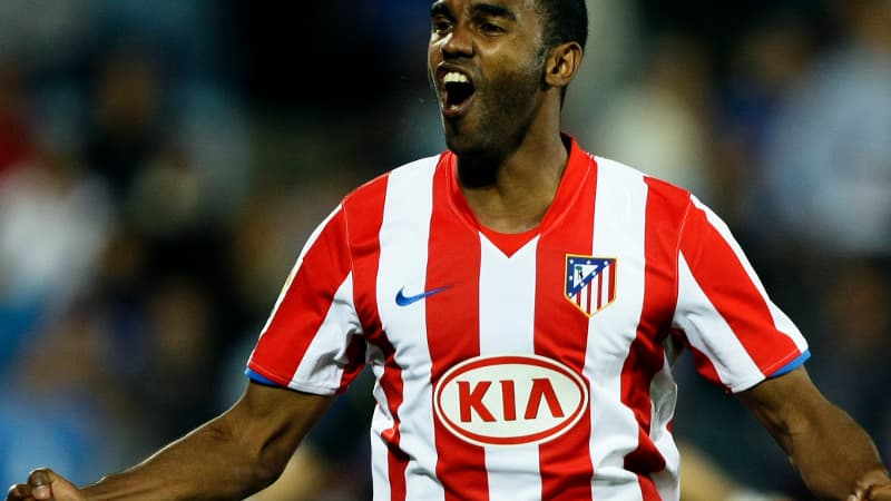 Sinama-Pongolle lors de son passage à l'Atletico Madrid