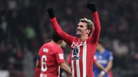 Antoine Griezmann avec l'Atlético de Madrid, le 19 décembre 2023