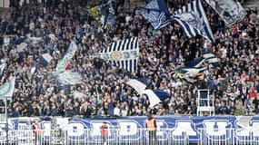 Des supporters des Girondins de Bordeaux contre Saint-Pryve Saint-Hilaire le 09/11/2024
