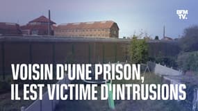 Voisin de la prison de Douai, il témoigne d'intrusions dans son jardin pour d'étonnantes livraisons aux détenus